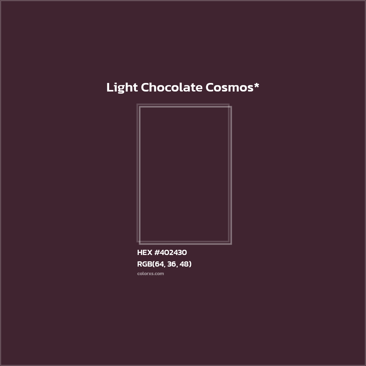 HEX #402430 Color Name, Color Code, Palettes, Similar Paints, Images