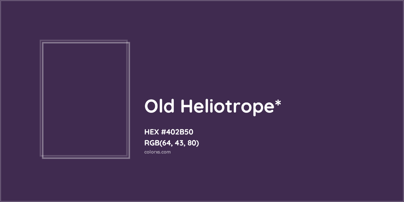 HEX #402B50 Color Name, Color Code, Palettes, Similar Paints, Images