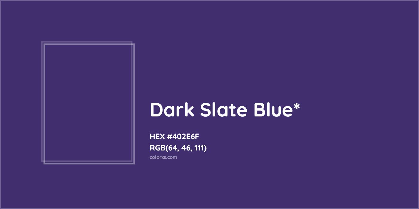 HEX #402E6F Color Name, Color Code, Palettes, Similar Paints, Images