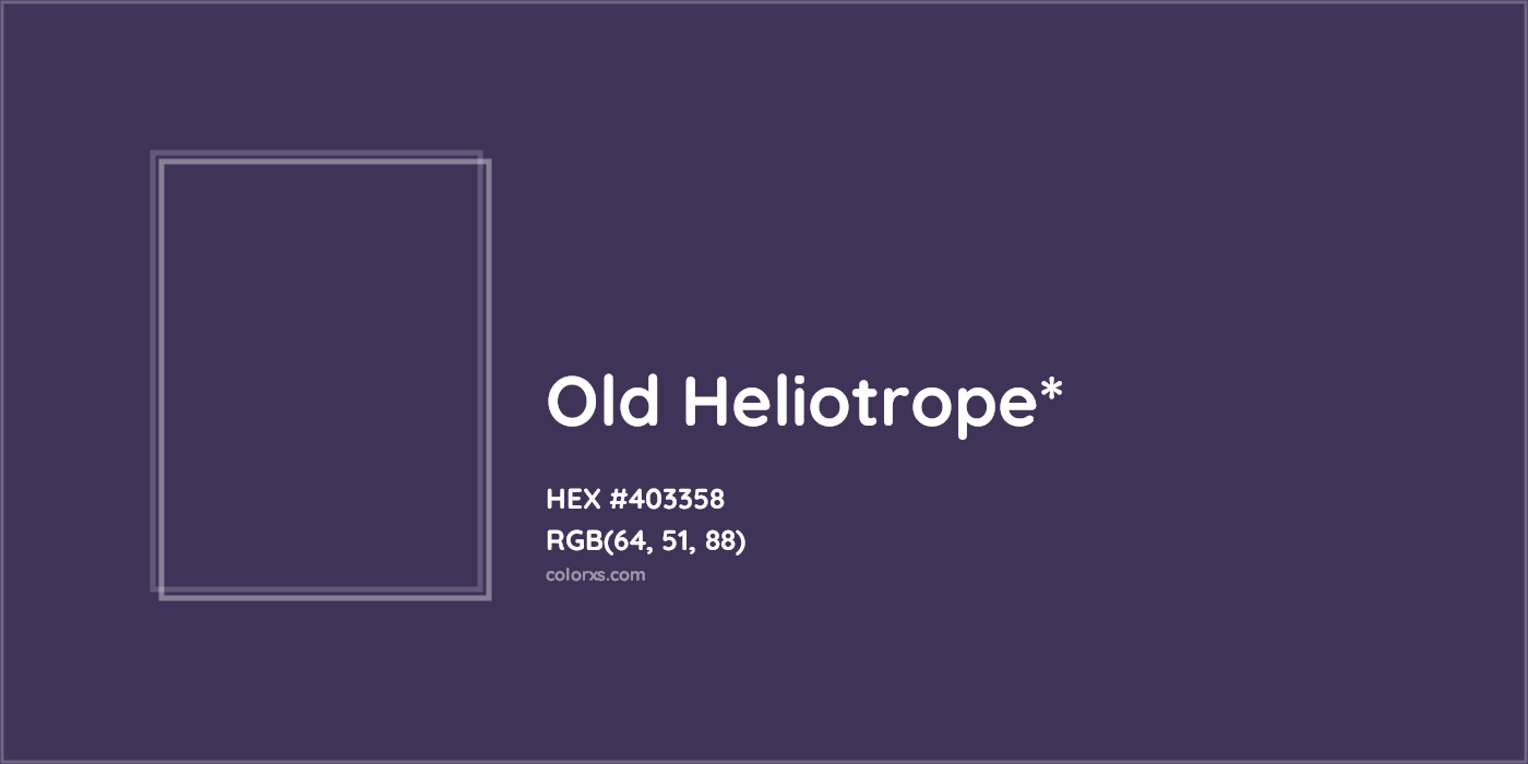 HEX #403358 Color Name, Color Code, Palettes, Similar Paints, Images