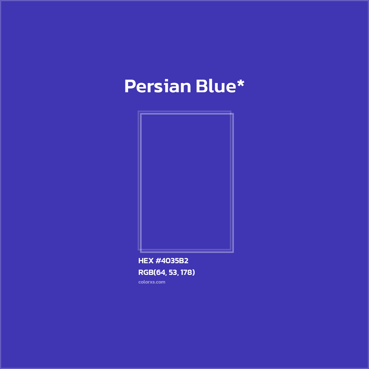 HEX #4035B2 Color Name, Color Code, Palettes, Similar Paints, Images