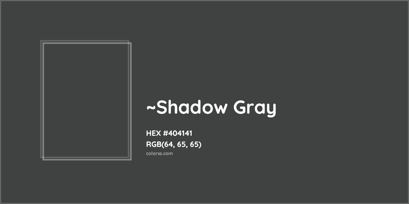 HEX #404141 Color Name, Color Code, Palettes, Similar Paints, Images