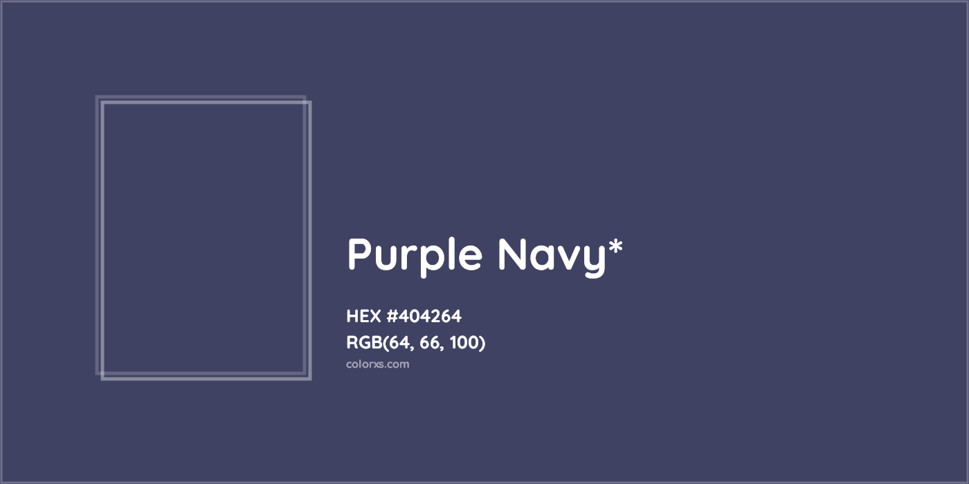HEX #404264 Color Name, Color Code, Palettes, Similar Paints, Images
