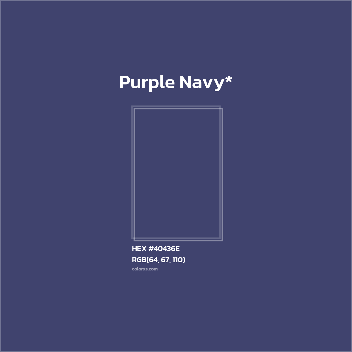 HEX #40436E Color Name, Color Code, Palettes, Similar Paints, Images