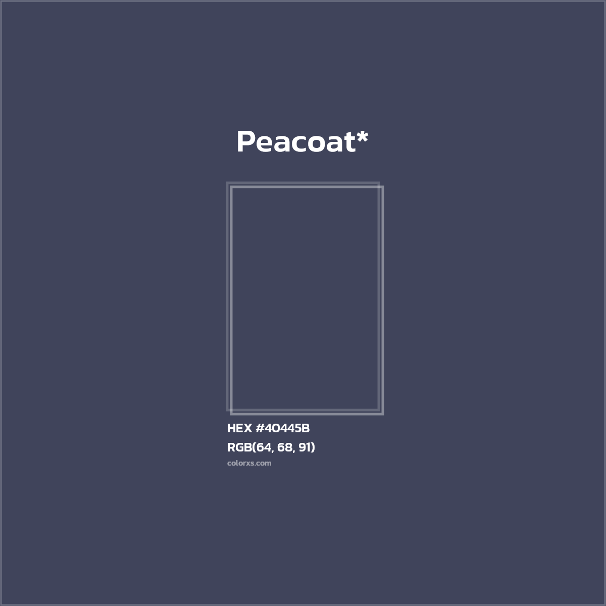 HEX #40445B Color Name, Color Code, Palettes, Similar Paints, Images