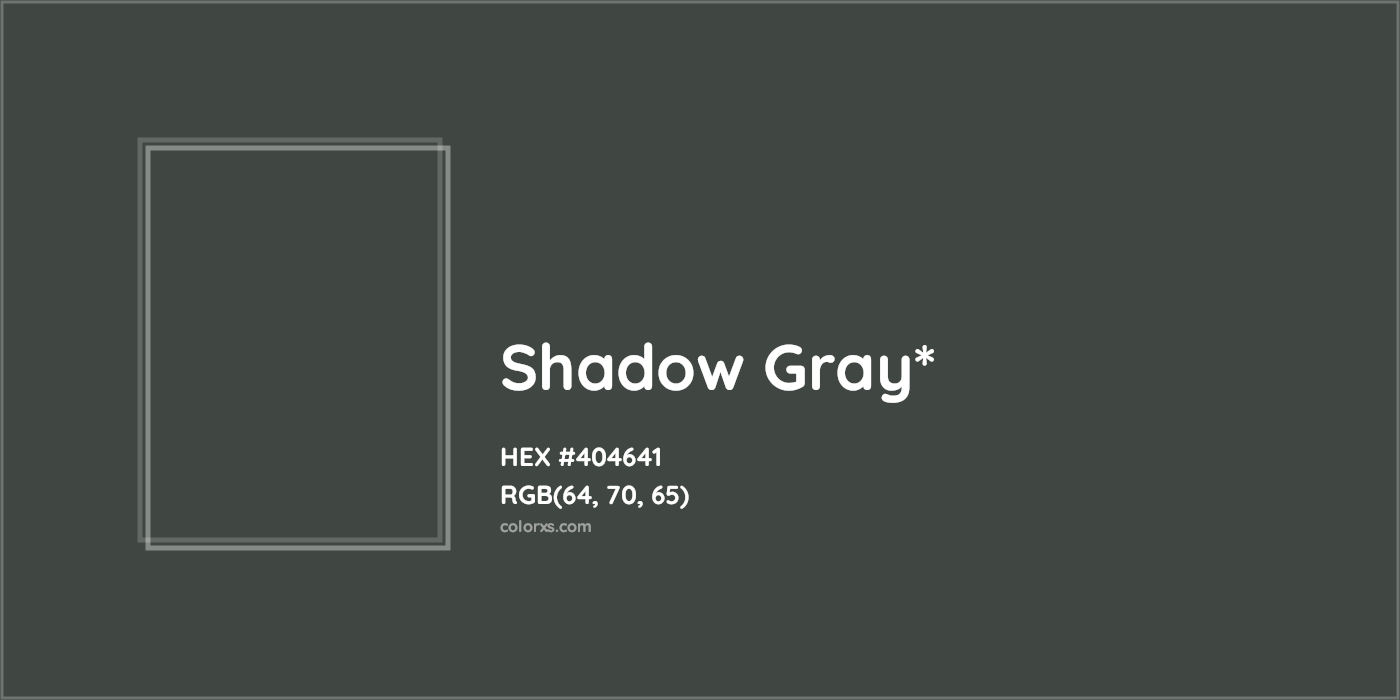 HEX #404641 Color Name, Color Code, Palettes, Similar Paints, Images