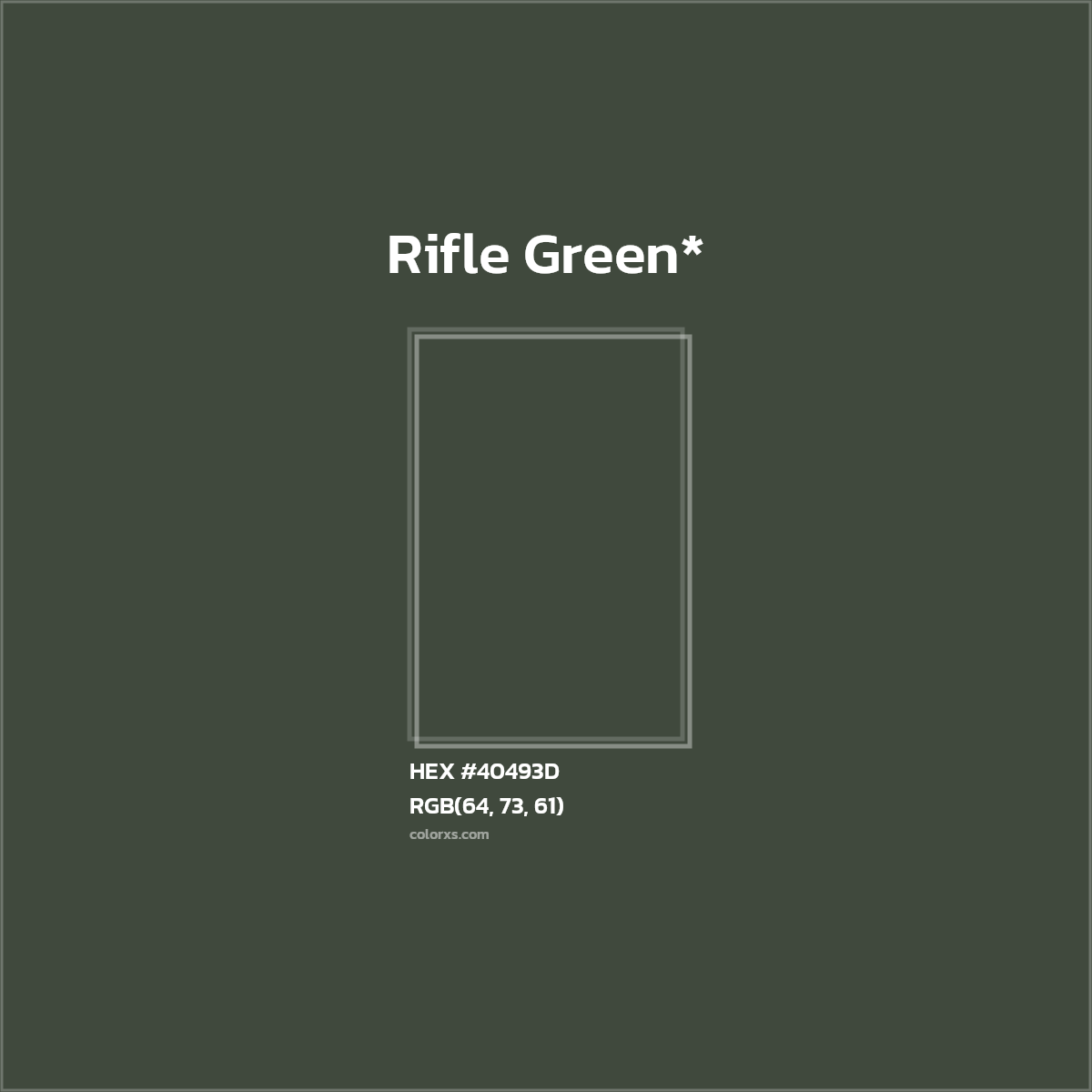 HEX #40493D Color Name, Color Code, Palettes, Similar Paints, Images