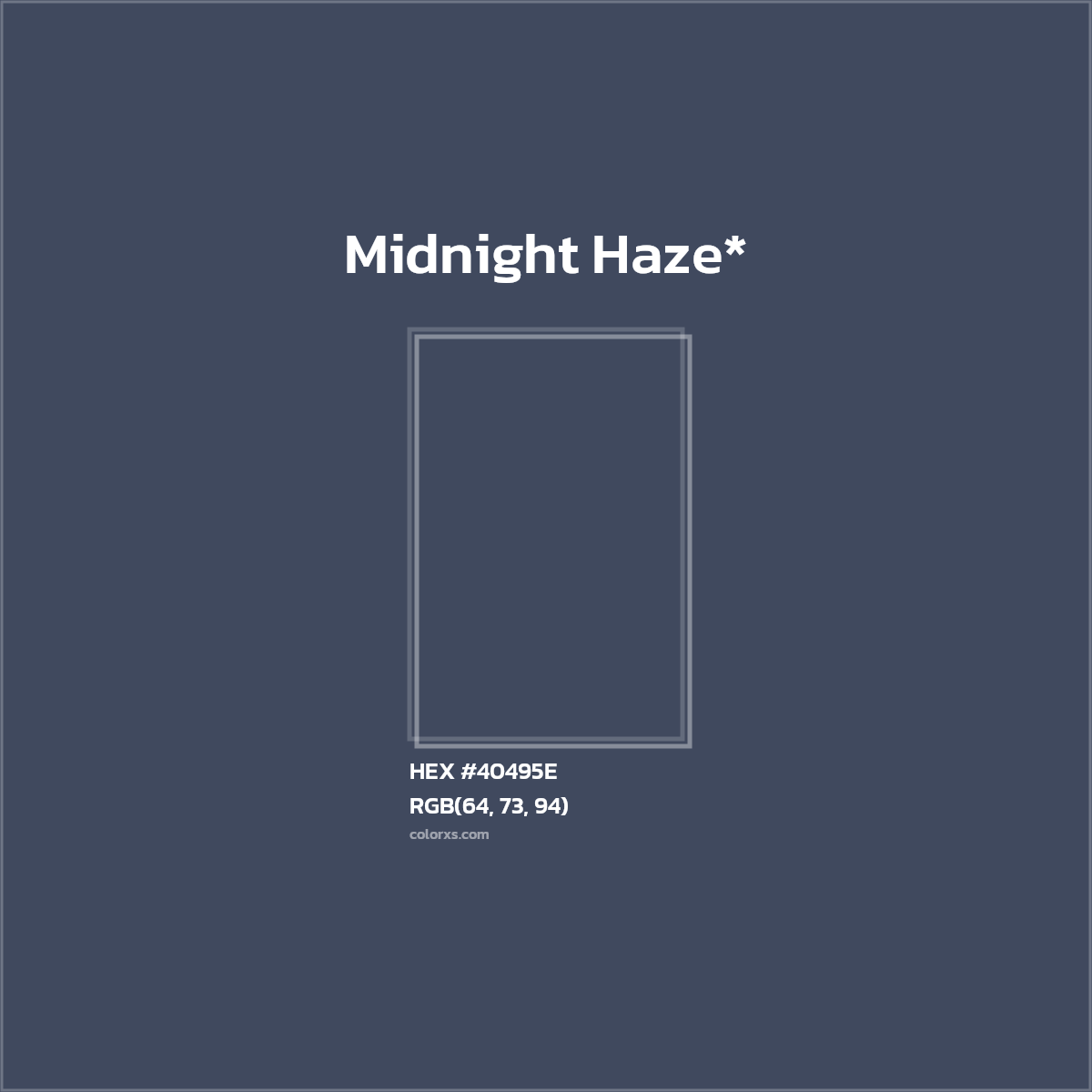 HEX #40495E Color Name, Color Code, Palettes, Similar Paints, Images