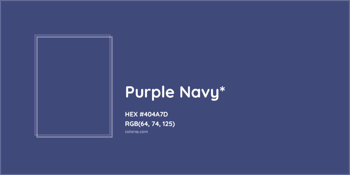 HEX #404A7D Color Name, Color Code, Palettes, Similar Paints, Images