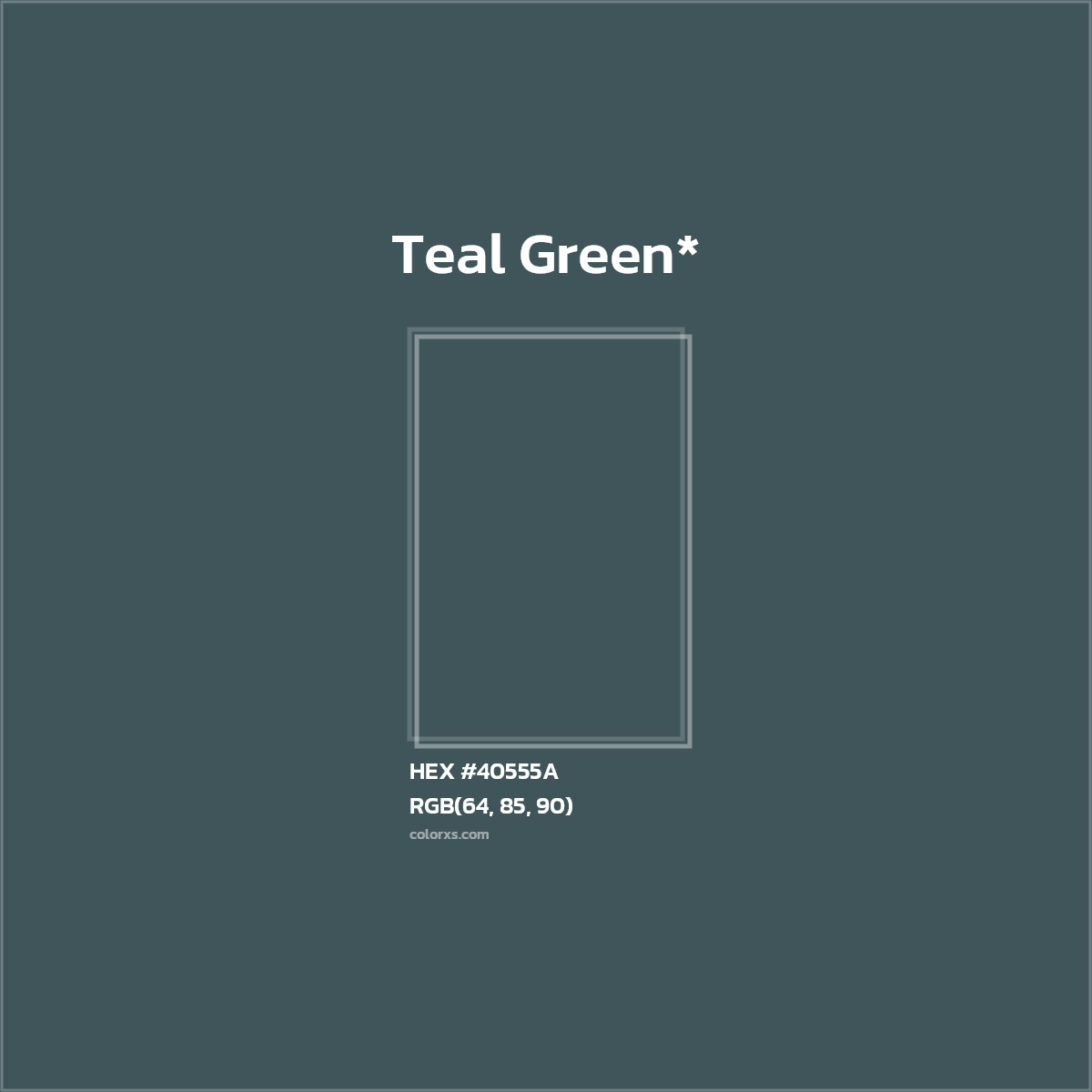 HEX #40555A Color Name, Color Code, Palettes, Similar Paints, Images