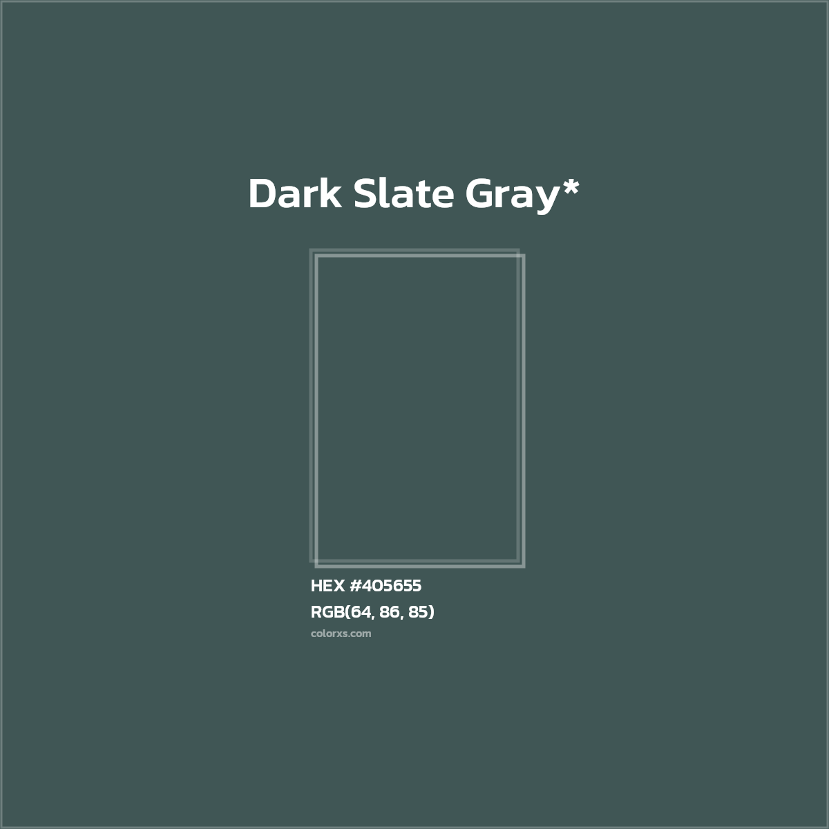 HEX #405655 Color Name, Color Code, Palettes, Similar Paints, Images