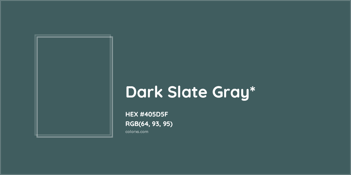 HEX #405D5F Color Name, Color Code, Palettes, Similar Paints, Images