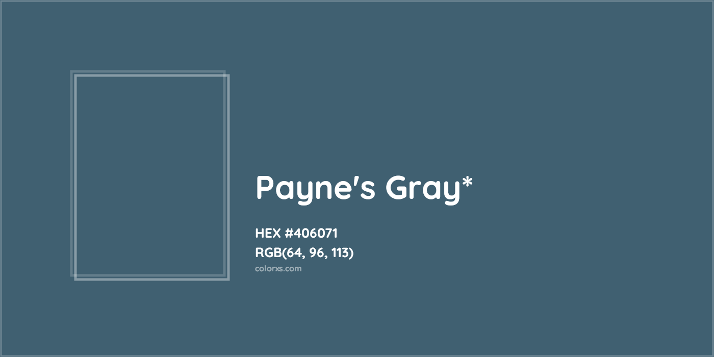 HEX #406071 Color Name, Color Code, Palettes, Similar Paints, Images
