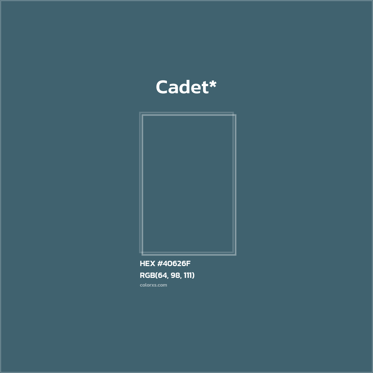 HEX #40626F Color Name, Color Code, Palettes, Similar Paints, Images