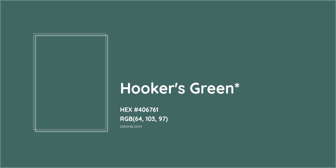 HEX #406761 Color Name, Color Code, Palettes, Similar Paints, Images
