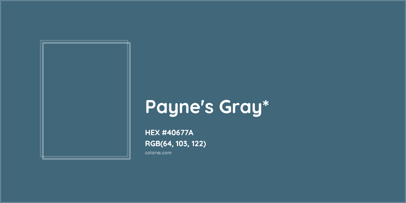 HEX #40677A Color Name, Color Code, Palettes, Similar Paints, Images