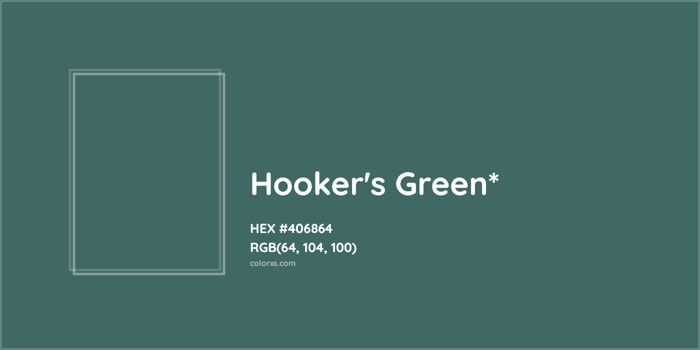 HEX #406864 Color Name, Color Code, Palettes, Similar Paints, Images