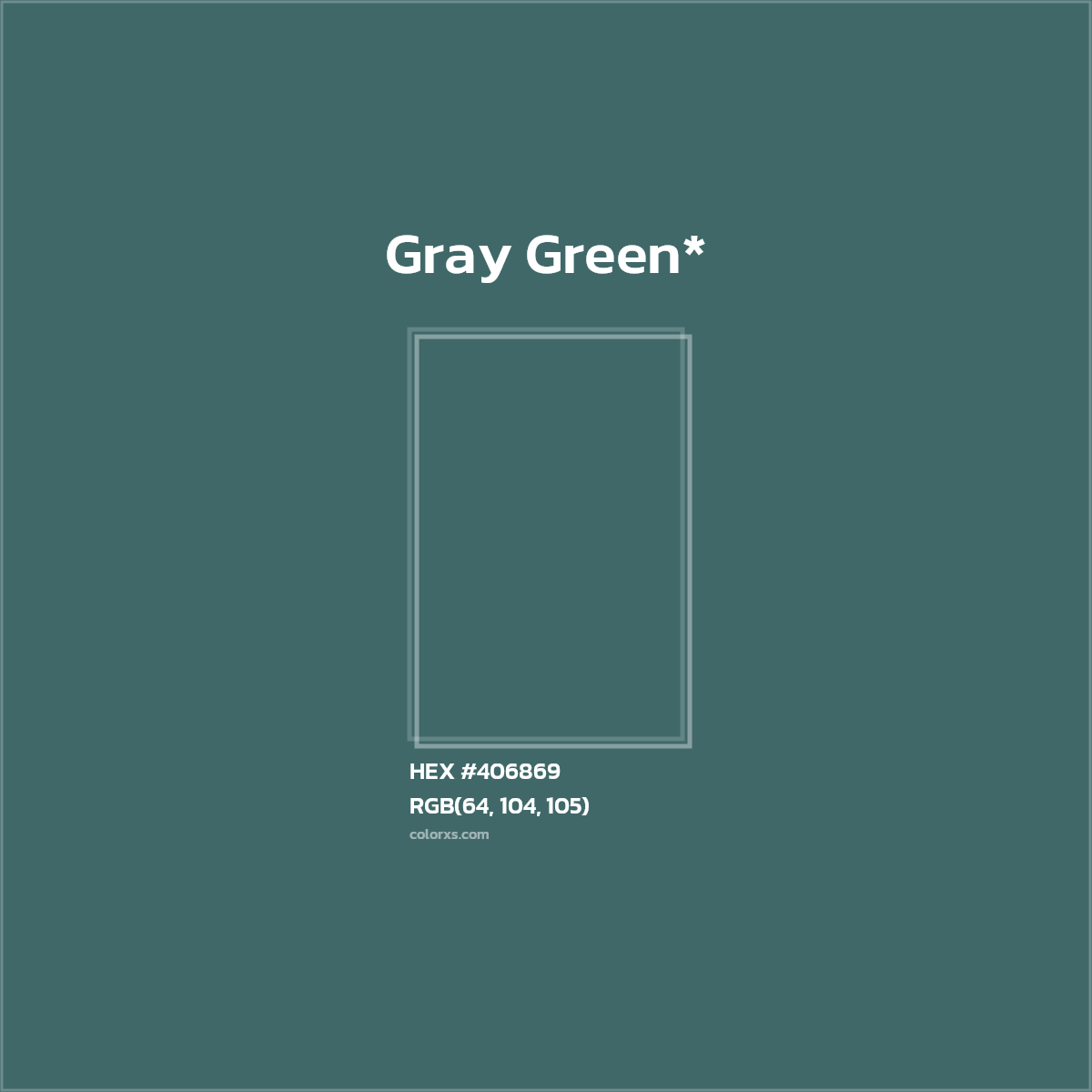 HEX #406869 Color Name, Color Code, Palettes, Similar Paints, Images