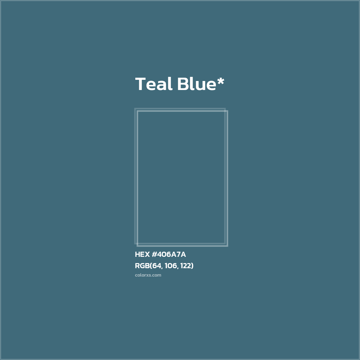 HEX #406A7A Color Name, Color Code, Palettes, Similar Paints, Images