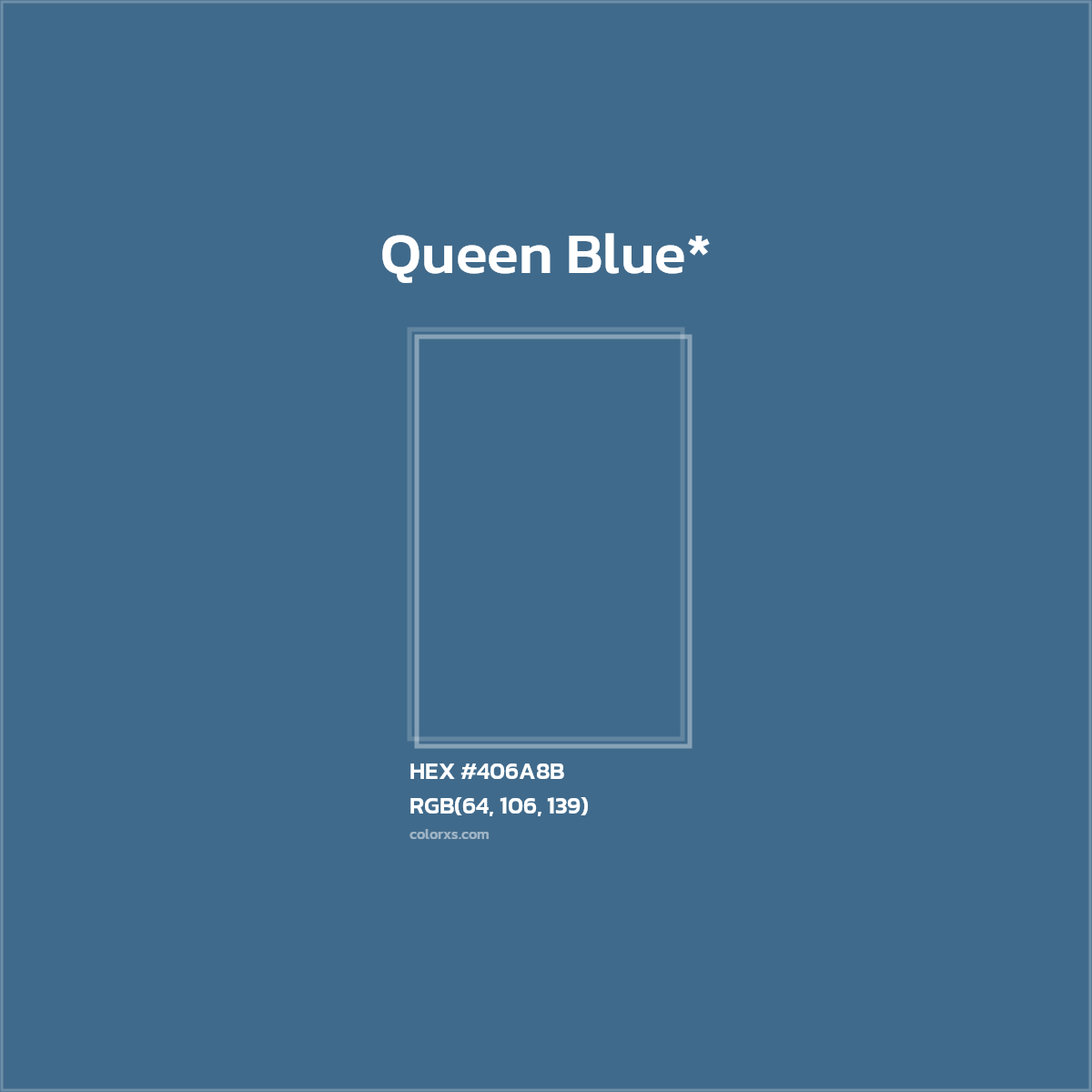 HEX #406A8B Color Name, Color Code, Palettes, Similar Paints, Images