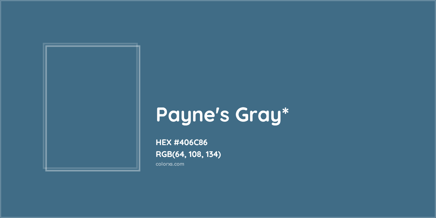 HEX #406C86 Color Name, Color Code, Palettes, Similar Paints, Images