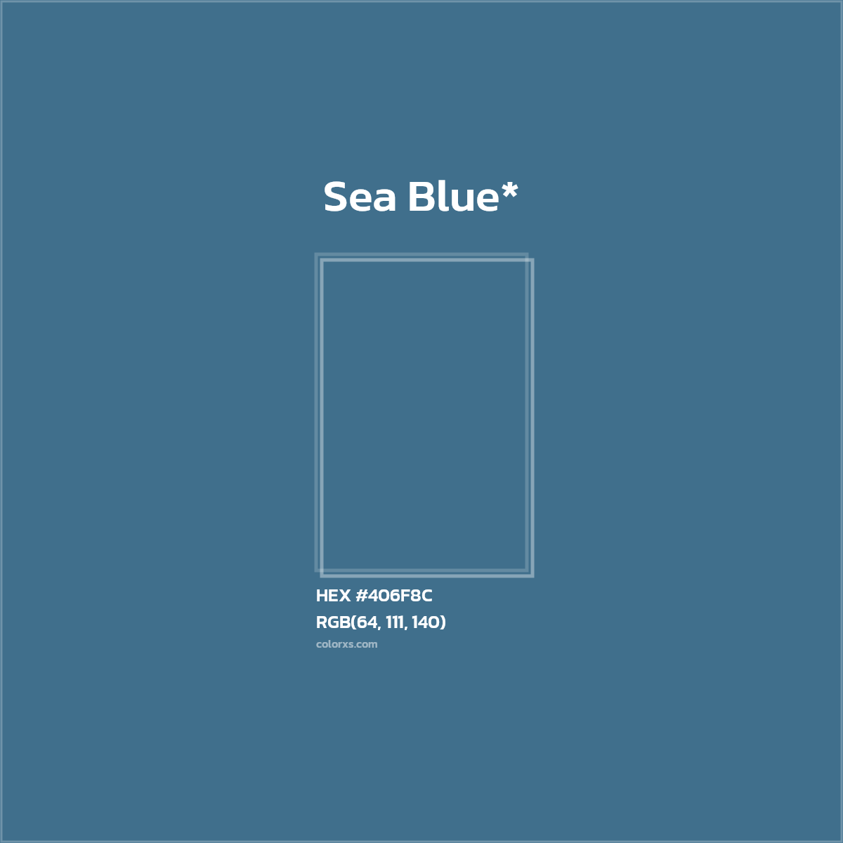 HEX #406F8C Color Name, Color Code, Palettes, Similar Paints, Images