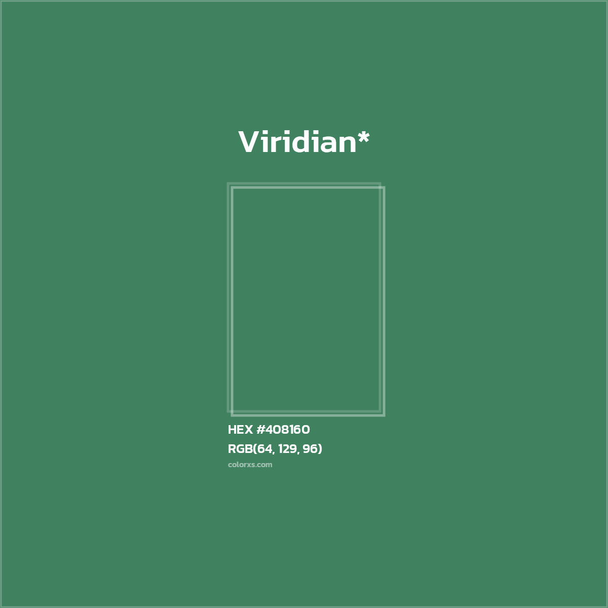 HEX #408160 Color Name, Color Code, Palettes, Similar Paints, Images