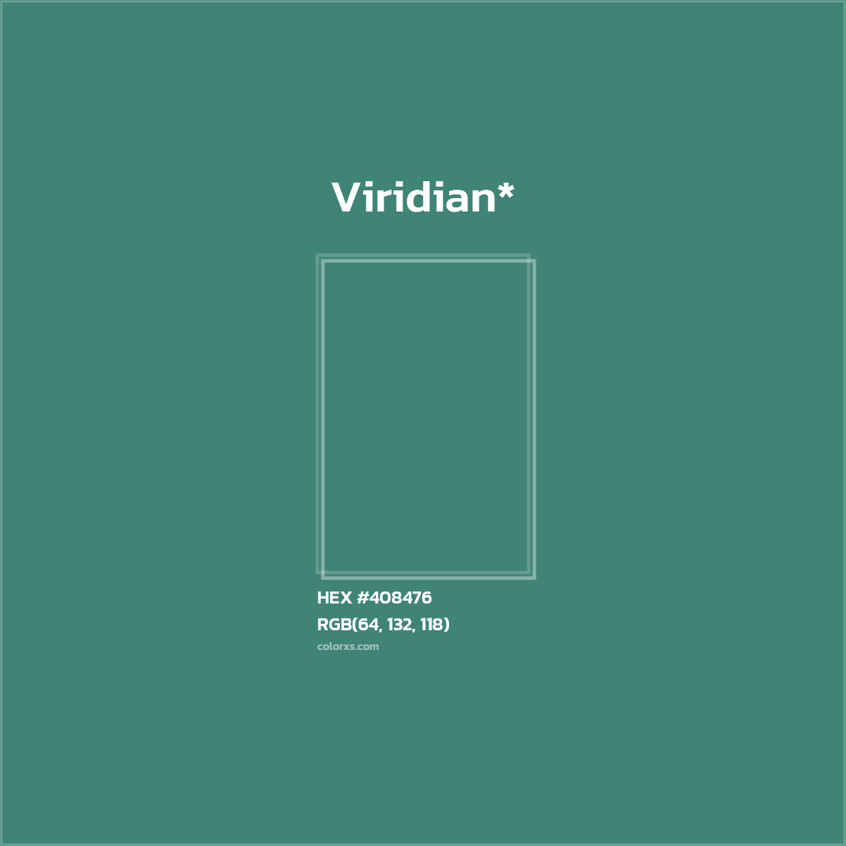 HEX #408476 Color Name, Color Code, Palettes, Similar Paints, Images