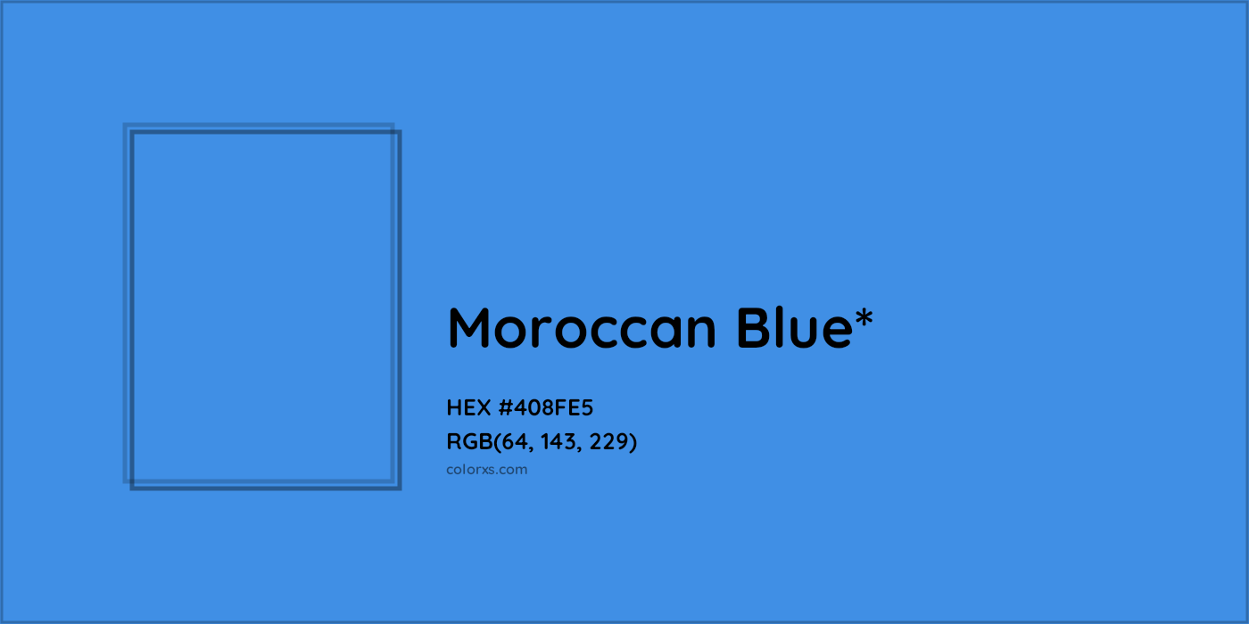 HEX #408FE5 Color Name, Color Code, Palettes, Similar Paints, Images