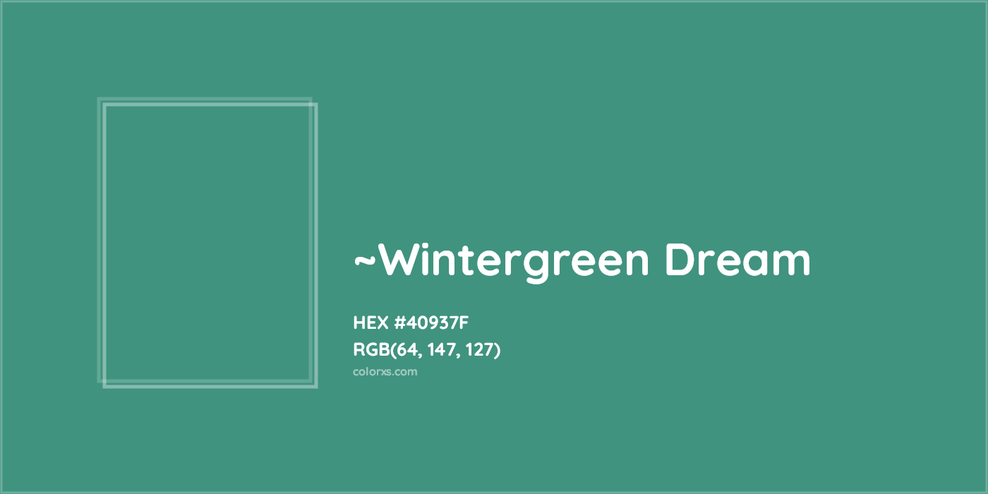 HEX #40937F Color Name, Color Code, Palettes, Similar Paints, Images