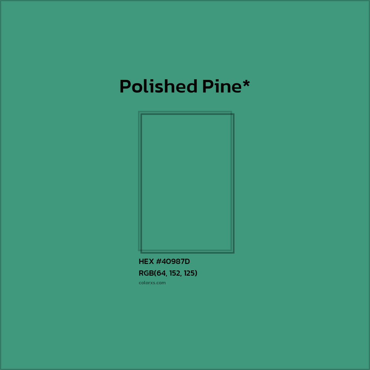 HEX #40987D Color Name, Color Code, Palettes, Similar Paints, Images