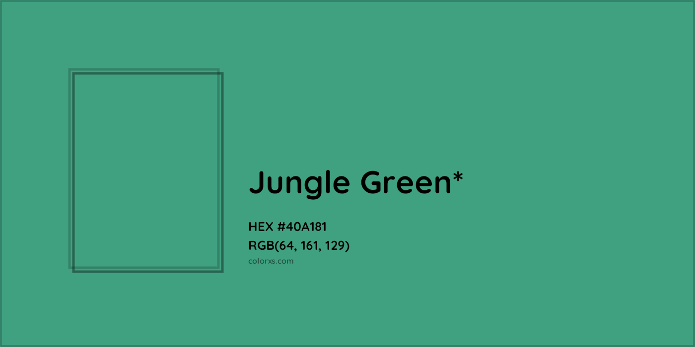 HEX #40A181 Color Name, Color Code, Palettes, Similar Paints, Images