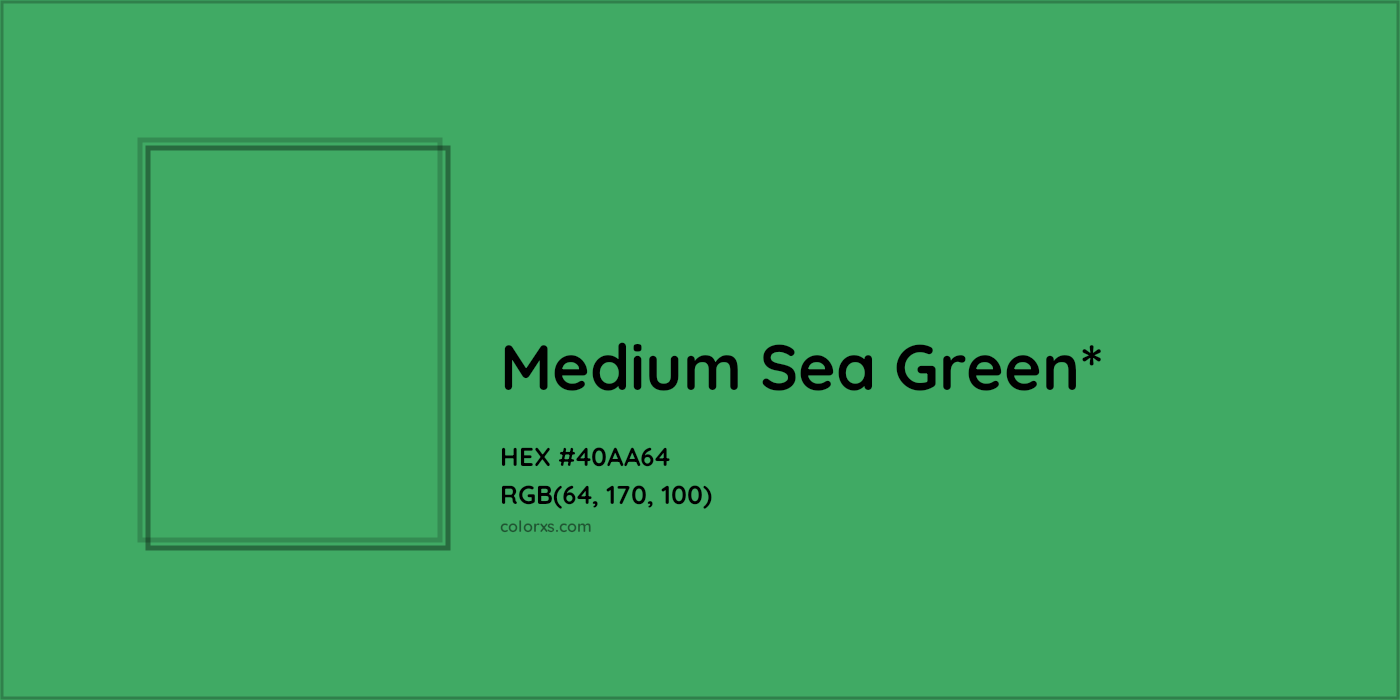 HEX #40AA64 Color Name, Color Code, Palettes, Similar Paints, Images