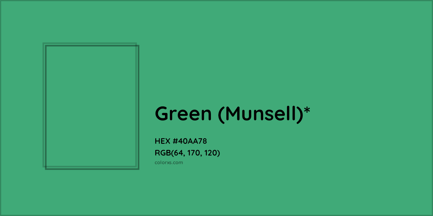 HEX #40AA78 Color Name, Color Code, Palettes, Similar Paints, Images