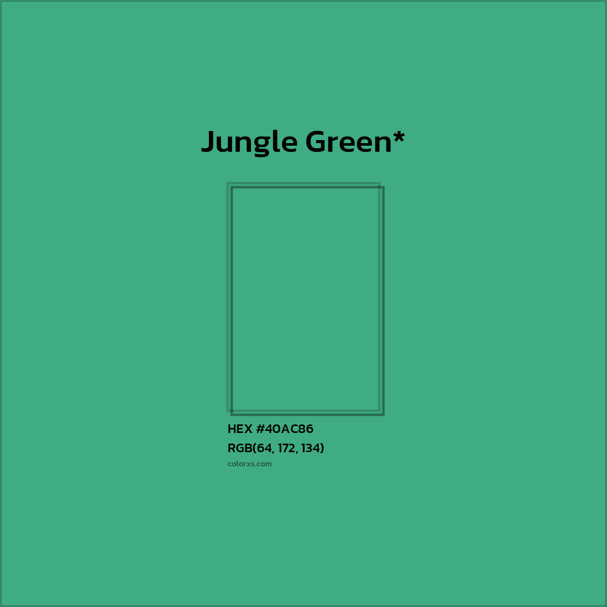 HEX #40AC86 Color Name, Color Code, Palettes, Similar Paints, Images