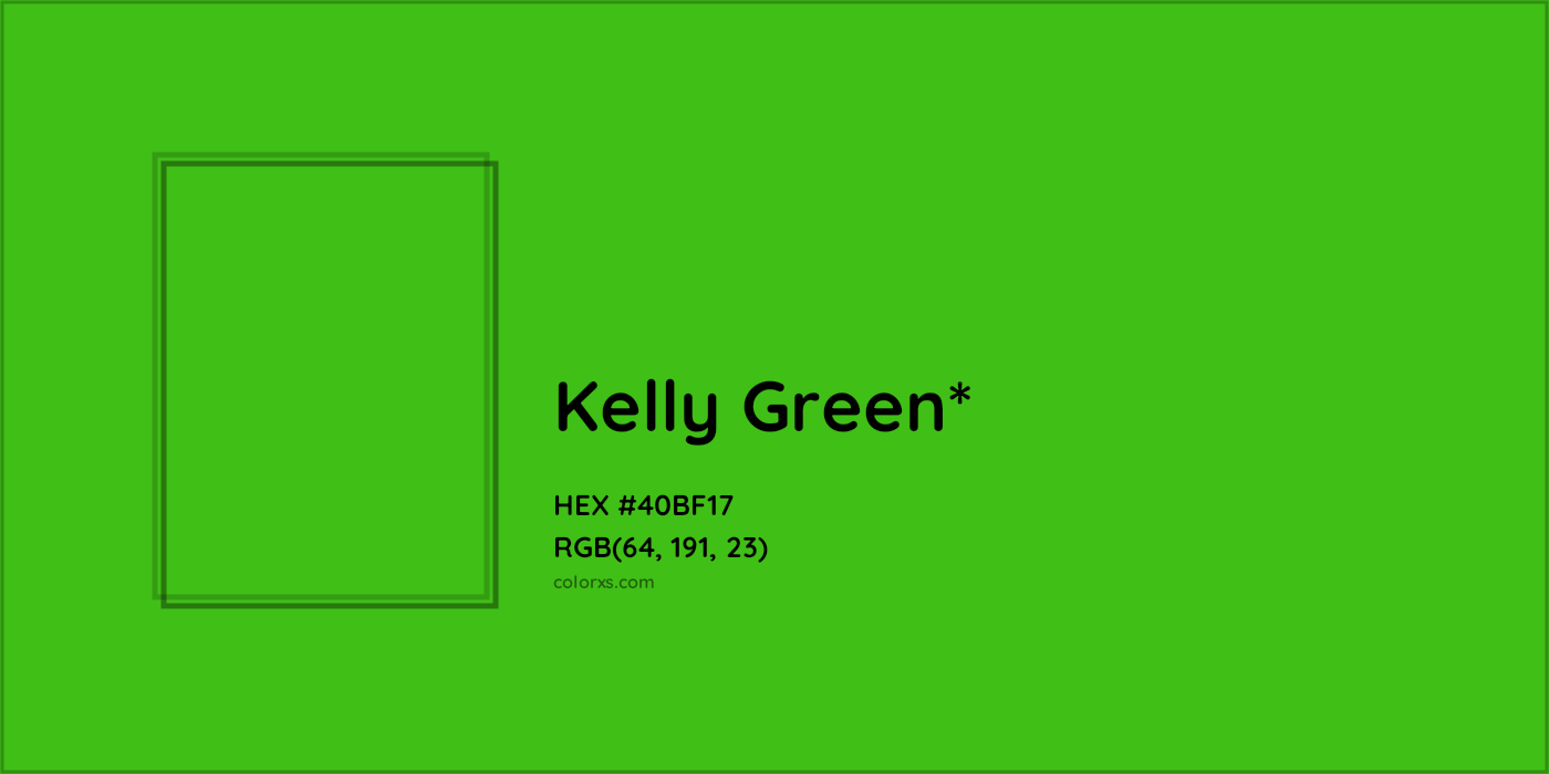 HEX #40BF17 Color Name, Color Code, Palettes, Similar Paints, Images