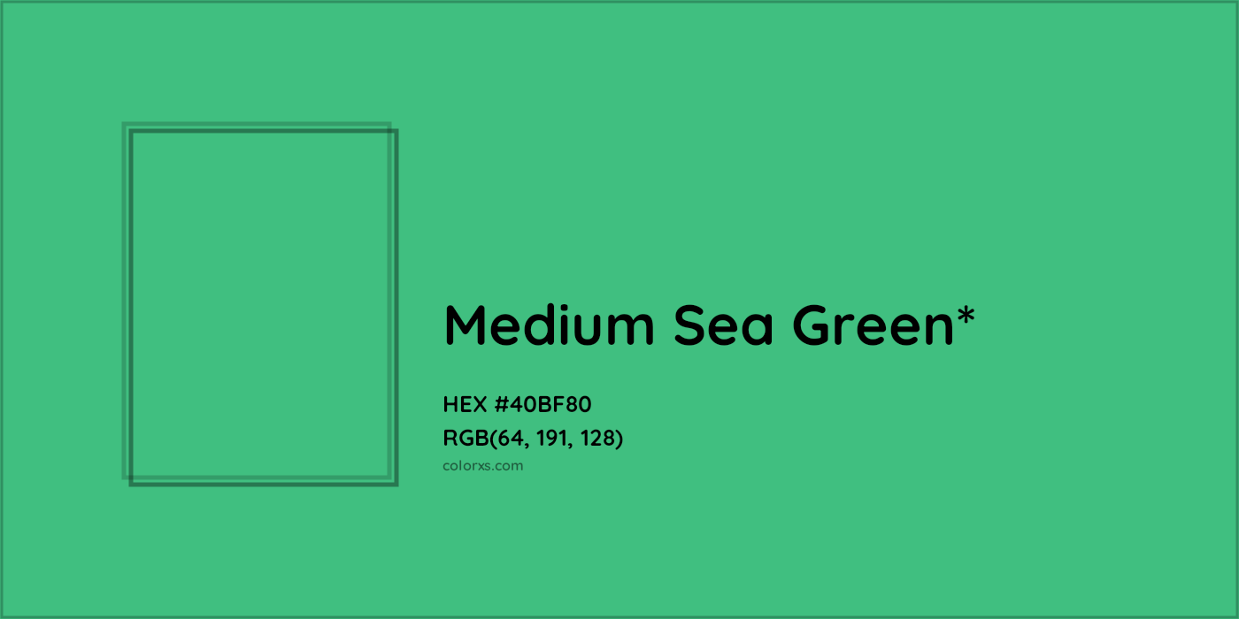 HEX #40BF80 Color Name, Color Code, Palettes, Similar Paints, Images
