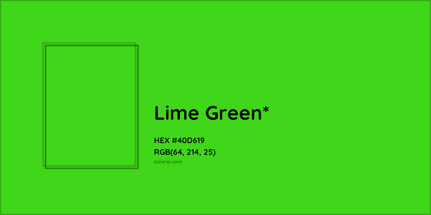 HEX #40D619 Color Name, Color Code, Palettes, Similar Paints, Images