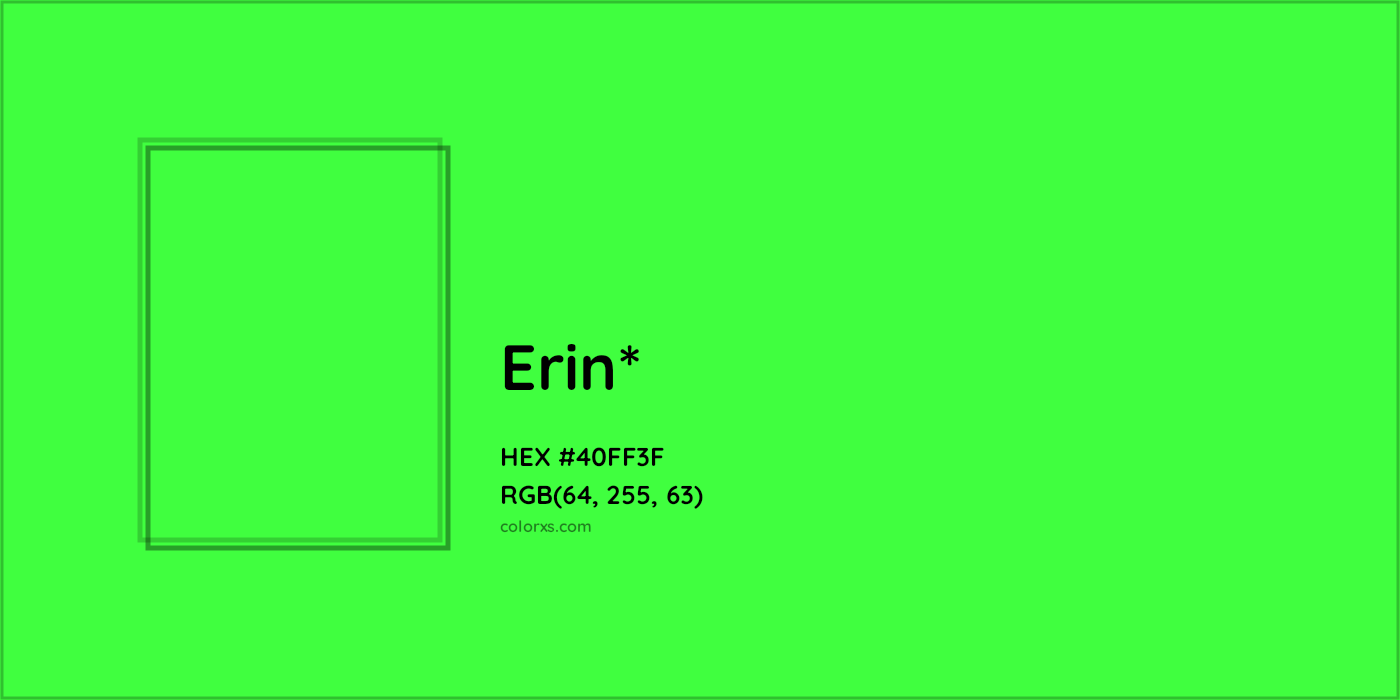 HEX #40FF3F Color Name, Color Code, Palettes, Similar Paints, Images