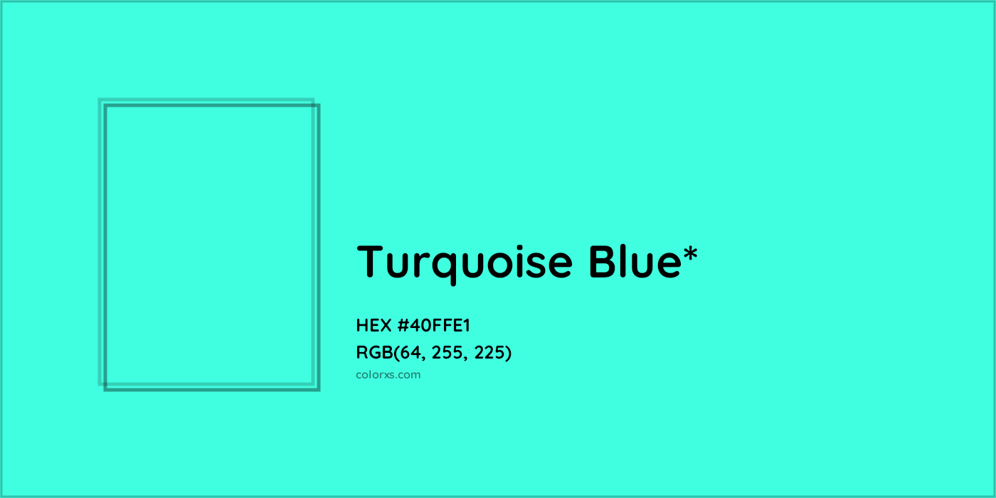 HEX #40FFE1 Color Name, Color Code, Palettes, Similar Paints, Images