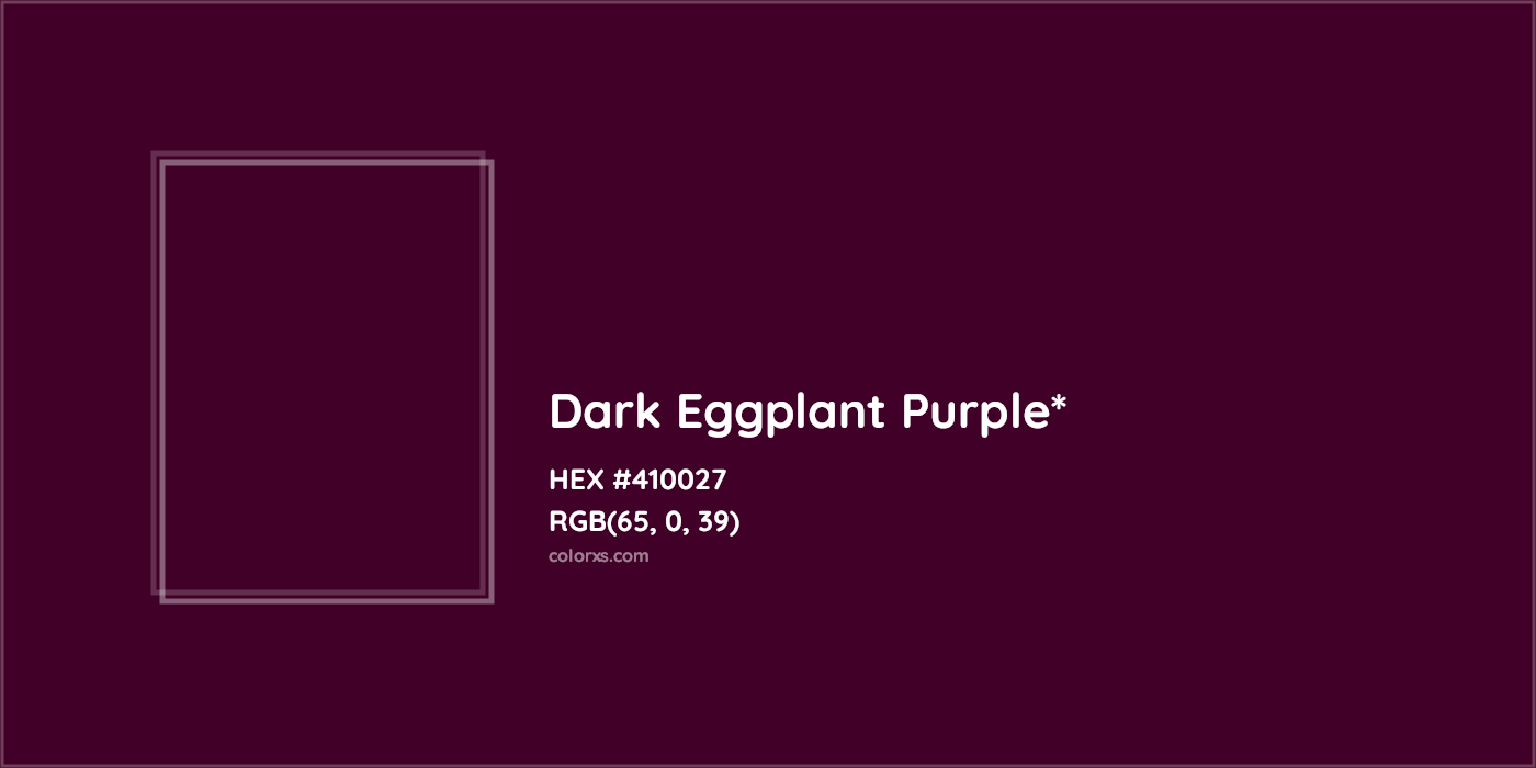 HEX #410027 Color Name, Color Code, Palettes, Similar Paints, Images