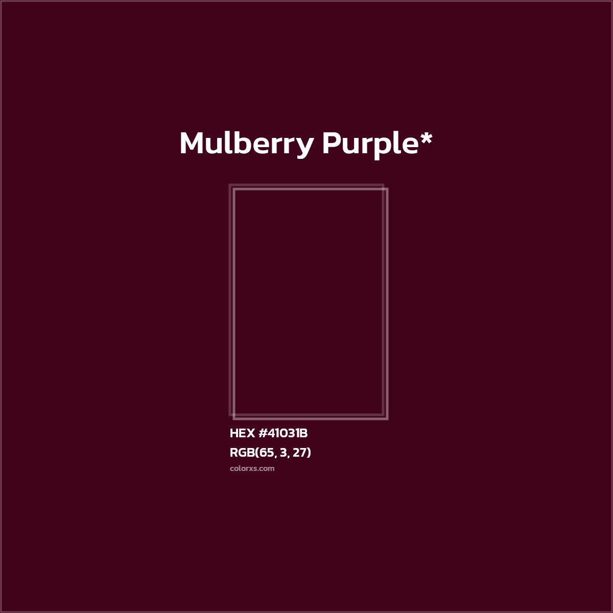 HEX #41031B Color Name, Color Code, Palettes, Similar Paints, Images