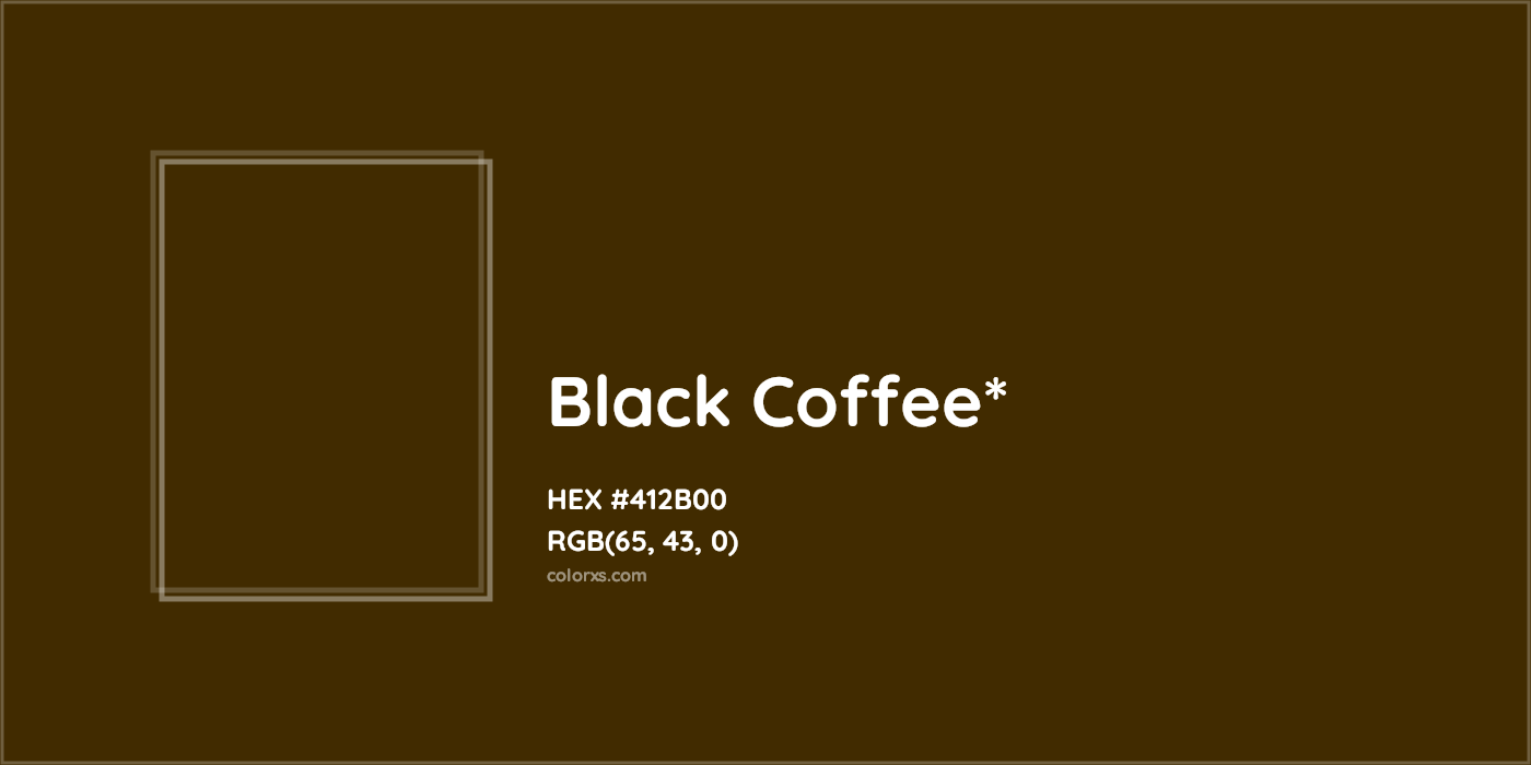 HEX #412B00 Color Name, Color Code, Palettes, Similar Paints, Images