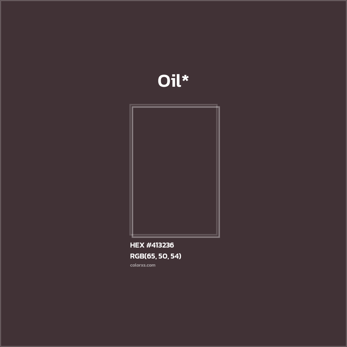 HEX #413236 Color Name, Color Code, Palettes, Similar Paints, Images