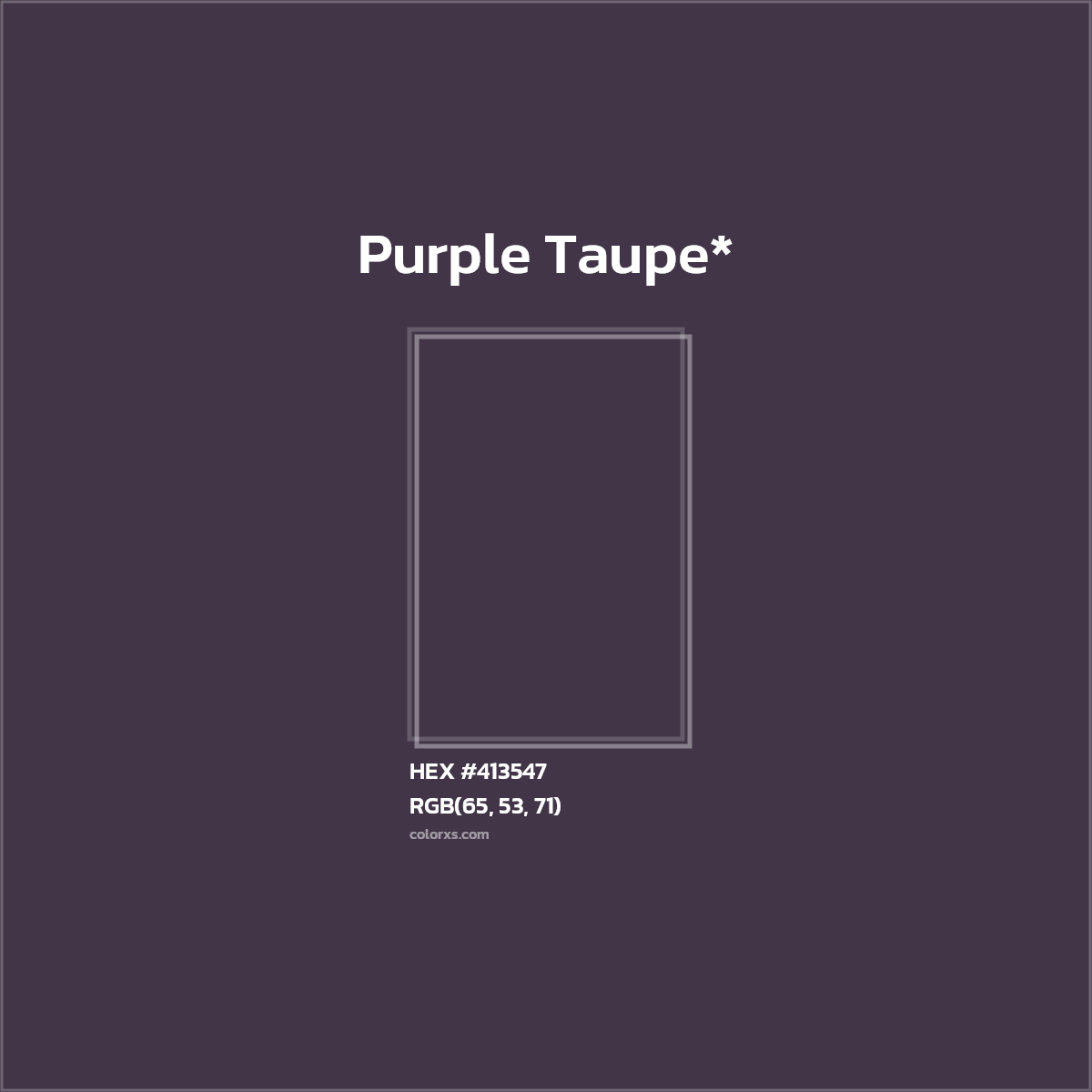 HEX #413547 Color Name, Color Code, Palettes, Similar Paints, Images
