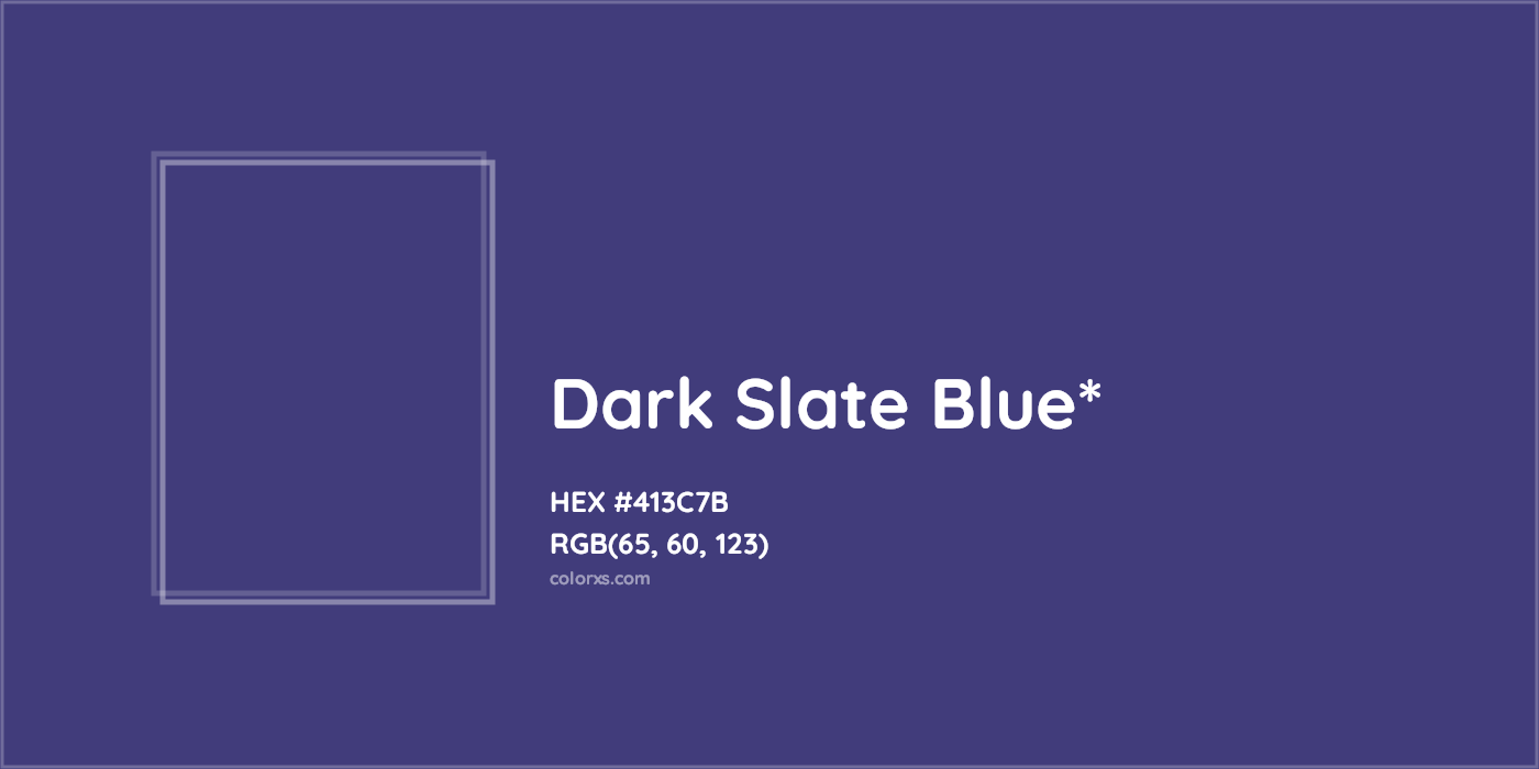 HEX #413C7B Color Name, Color Code, Palettes, Similar Paints, Images