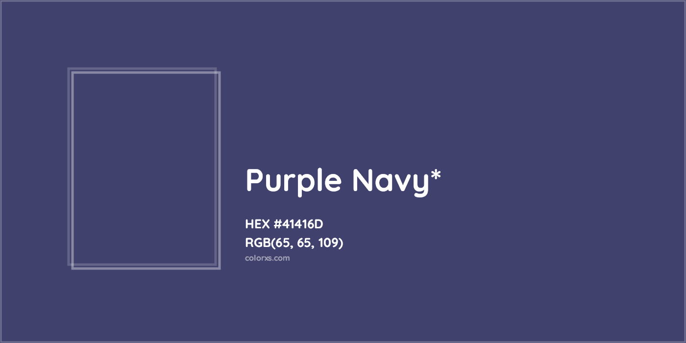 HEX #41416D Color Name, Color Code, Palettes, Similar Paints, Images