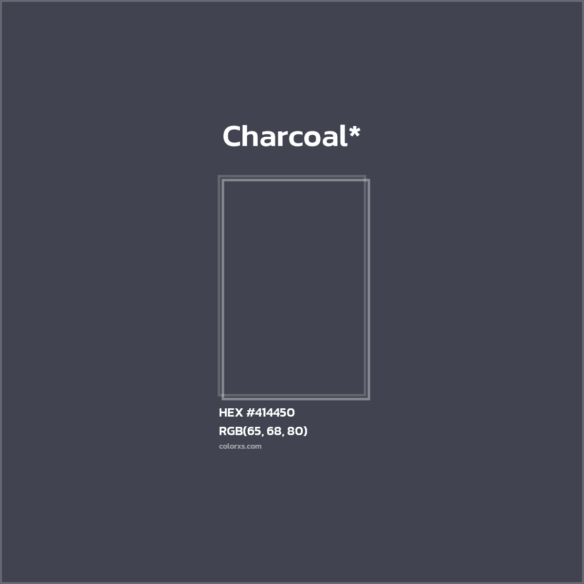 HEX #414450 Color Name, Color Code, Palettes, Similar Paints, Images