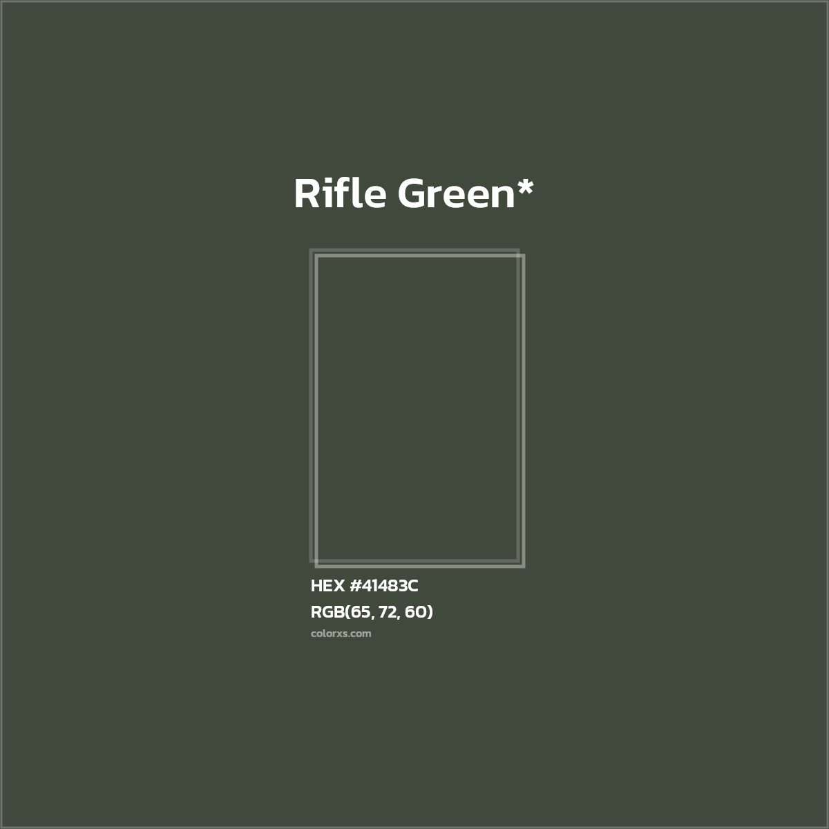 HEX #41483C Color Name, Color Code, Palettes, Similar Paints, Images