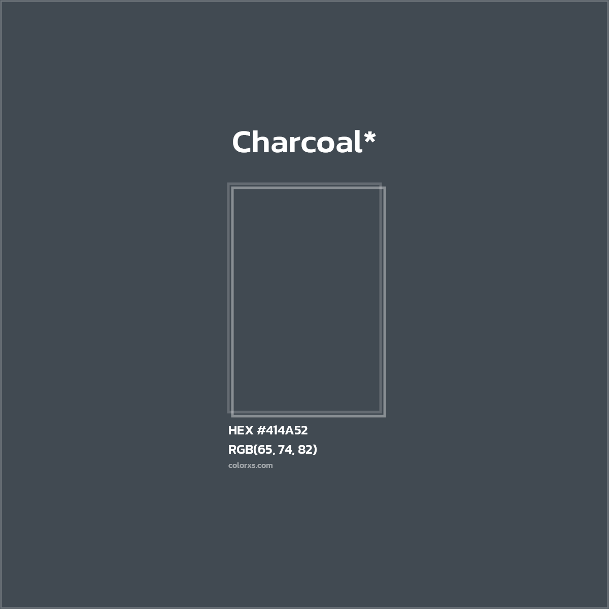 HEX #414A52 Color Name, Color Code, Palettes, Similar Paints, Images